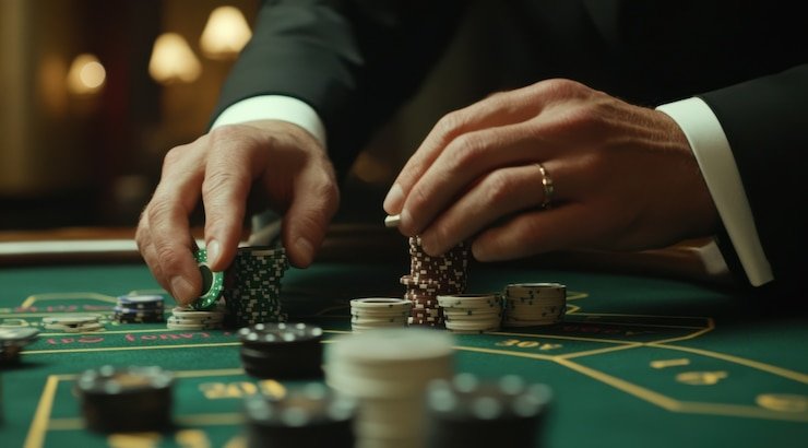 Live blackjack table on olenations with real dealer, HD camera, and betting interface